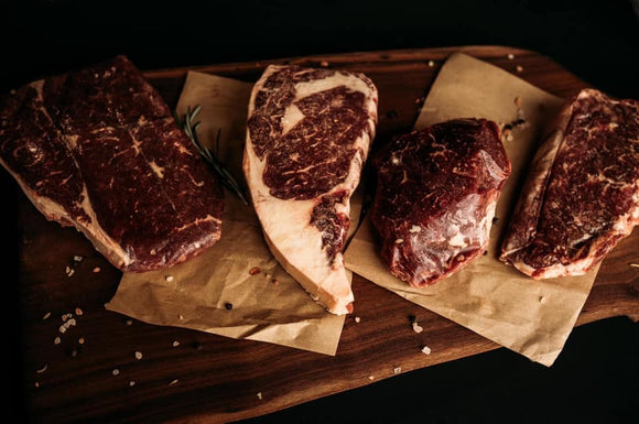 South 50 Meats steaks are hand cut to 1.25 inches and dry aged for 21-28 days!